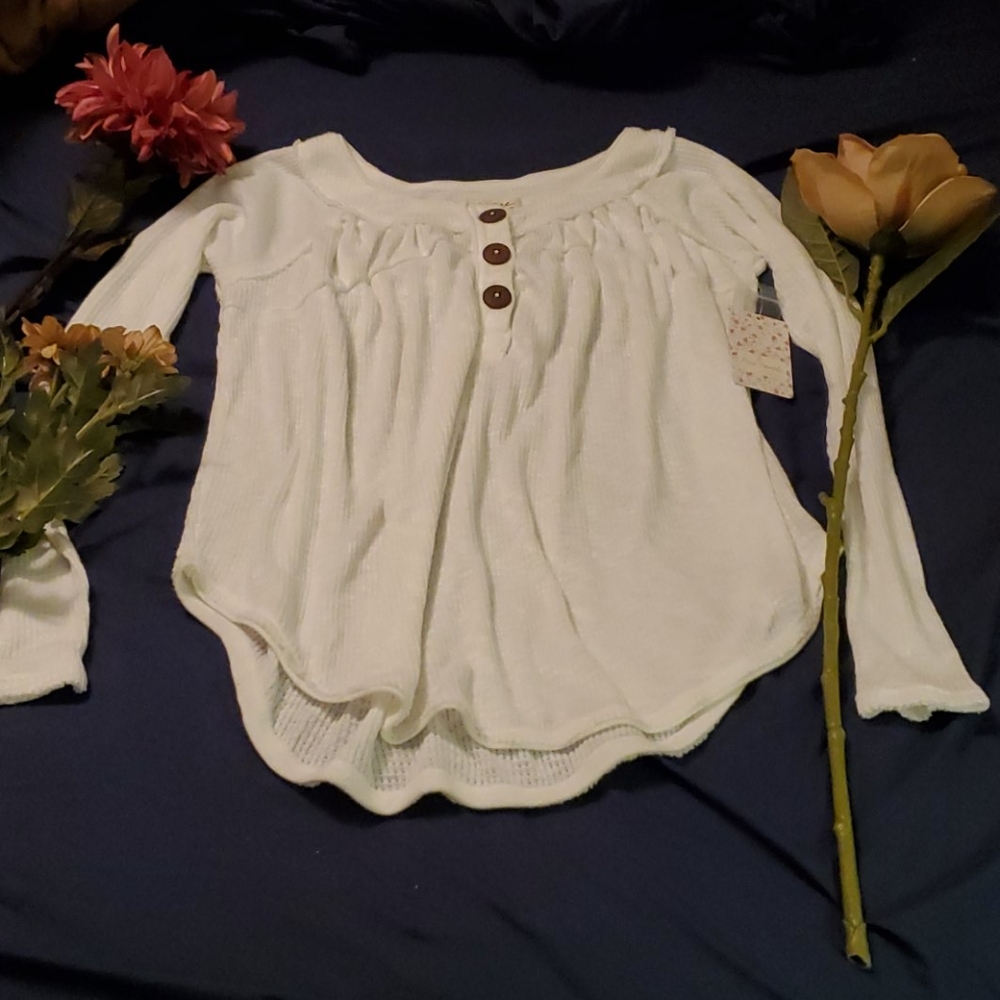 Free People long sleeve top NWT